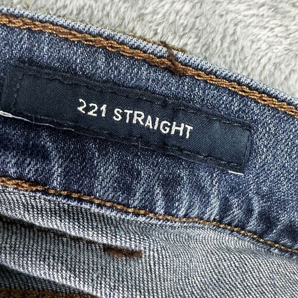 lucky brand 221 straight jeans mens 36x30 (36x31) blue denim* - Picture 12 of 15